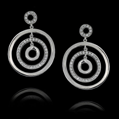 Sterling Silver Earring with CZ
